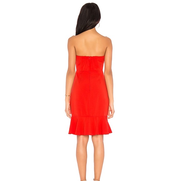 REVOLVE Endless Rose Bow Tie Strapless Dress - Picture 3 of 3